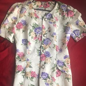 Vintage floral blazer
